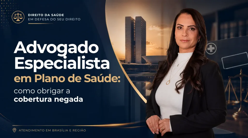 Dra. Maíra, advogada especialista em Direito da Saúde, orientando pacientes sobre como obter judicialmente a cobertura negada pelo plano de saúde.